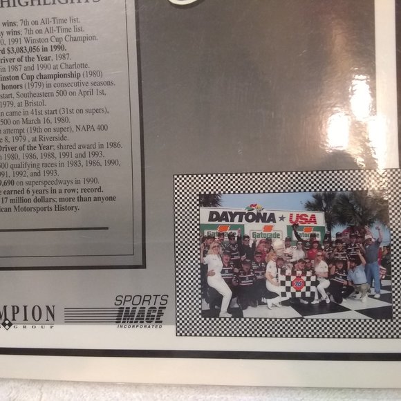 Dale Earnhardt Sr. Placemat Highlights Photograph - Picture 4 of 11